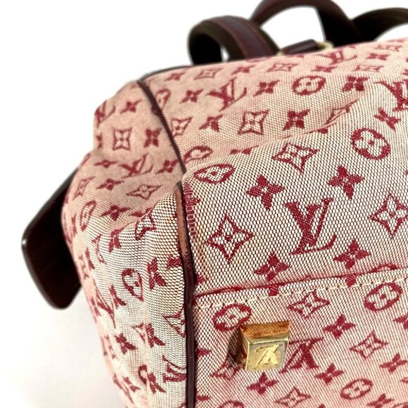 LOUIS VUITTON M92311 Josephine GM Hand Bag Monogram Mini Canvas Slys Red - Picture 8 of 15